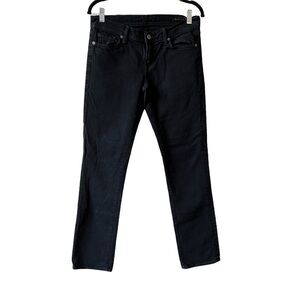 CITIZENS OF HUMANITY JEROME DAHAN JEANS BLACK STRAIGHT LEG SZ 29